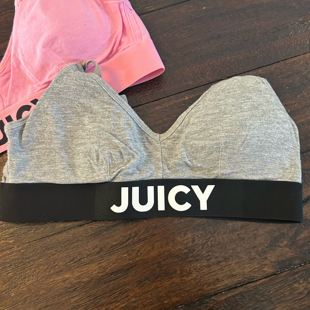 Juicy Couture Y2K Pink, Gray and Black Bralettes - Picture 7 of 7